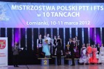 Mistrzostwa Polski PTT i FTS w 10 Tańcach Łomianki 11 - 12.03.2012